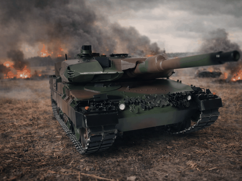 Czolg – diorama bojowa